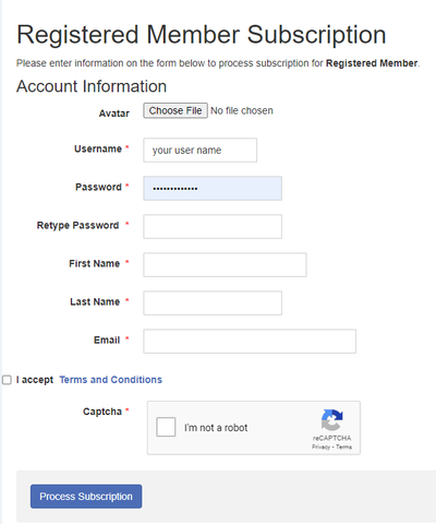 Registration information image