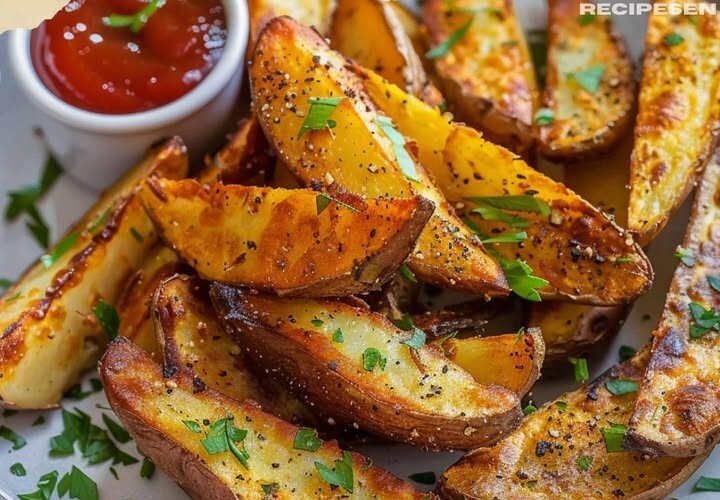 Crispy Baked Potato Wedges