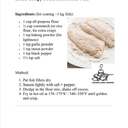 Basic Crispy Fried Fish Flour Mix