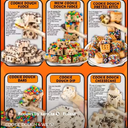 Cookie Dough FudgeThis is a no-bake fudge with an edible cookie dough flavor.Ingredients1 cup heat-treated all-purpose flour2 cups white chocolate chips or white baking chips1 (14-ounce) can sweetened condensed milk½ cup packed light or dark brown sugar6 tablespoons unsalted butter, cut into pieces¾ teaspoon salt1 teaspoon vanilla extract¾ cup semisweet chocolate chips, dividedInstructionsPrepare an 8x8-inch pan by lining it with parchment paper.Heat-treat the flour until it reaches at least 160°F.Combine the white chocolate chips, condensed milk, butter, sugar, and salt in a saucepan over medium-low heat and stir until smooth.Remove from heat, add heat-treated flour and vanilla extract, stirring until combined.Fold in ½ cup of the chocolate chips, pour into the prepared pan, and smooth the top.Top with remaining chocolate chips and let set at room temperature before slicing. M&M Cookie Dough FudgeA colorful and sweet fudge with a cookie dough layer and M&M's.Ingredients1½ cups heat-treated all-purpose flour½ cup unsalted butter, softened1 cup light brown sugar, packed½ cup granulated sugar2 tablespoons milk1 tablespoon vanilla extract½ teaspoon salt1½ cups mini M&M candies, divided2 cups white chocolate chips1 (14-ounce) can sweetened condensed milkInstructionsLine and spray an 8x8-inch baking dish; freeze 1 cup of M&M's.Cream together butter, brown sugar, granulated sugar, milk, and vanilla.Add heat-treated flour and salt, mix until smooth, and fold in frozen M&M's.Melt white chocolate chips and condensed milk in the microwave until smooth.Combine melted fudge and cookie dough mixtures.Spread into the prepared pan, top with remaining M&M's, and refrigerate to set. Cookie Dough Pretzel BitesA sweet and salty no-bake treat with a cookie dough filling.Ingredients½ cup unsalted butter, softened½ cup packed light brown sugar¼ cup granulated sugar2 tablespoons milk or cream1 teaspoon vanilla extract1¼ cups heat-treated all-purpose flour⅛ teaspoon salt½ cup mini chocolate chips40-50 mini pretzels8 ounces semisweet chocolate, melted, for dippingInstructionsCream together butter, brown sugar, and granulated sugar.Add milk and vanilla, then mix in heat-treated flour and salt. Fold in mini chocolate chips.Roll dough into small balls, sandwich between two pretzels, and place on a baking sheet.Refrigerate for about 15 minutes.Dip half of each bite in melted semisweet chocolate.Place back on the baking sheet and let the chocolate set. Cookie Dough BarsA no-bake bar with a cookie dough base and chocolate topping.Ingredients¾ cup packed brown sugar½ cup softened butter1 teaspoon vanilla extract2 cups all-purpose flour1 (14-ounce) can sweetened condensed milk2 cups chocolate chipsPeanut butter and additional chocolate chips for topping (optional)InstructionsMix brown sugar and butter, then add vanilla extract.Add flour and condensed milk in batches, mixing until a dough forms. Stir in chocolate chips.Press dough into a parchment-lined pan, cover, and refrigerate.Melt peanut butter and additional chocolate chips for topping and spread over the dough.Chill until the topping is set before cutting. Cookie Dough DipAn easy-to-make, no-bake dip with a creamy cookie dough flavor.Ingredients8 ounces cream cheese, softened½ cup unsalted butter, softened⅓ cup light brown sugar¼ cup powdered sugar1 tablespoon vanilla extract1 cup semisweet chocolate chipsInstructionsBeat softened butter and cream cheese until smooth.Beat in sugars, vanilla, and salt until smooth.Gently fold in chocolate chips.Transfer to a serving bowl and sprinkle with extra chocolate chips.Cover and chill for at least 30 minutes before serving. Cookie Dough CheesecakeA creamy cheesecake baked on a cookie dough crust, with more cookie dough baked on top.Ingredients2 (8-ounce) packages cream cheese, softened1 cup white sugar2 large eggs2 teaspoons vanilla extract2 (18-ounce) packages of chocolate chip cookie doughInstructionsPreheat oven to 350°F (175°C). Press one roll of cookie dough into the bottom of a 9x13-inch pan.Mix cream cheese, sugar, eggs, and vanilla until smooth.Spread the cream cheese mixture over the cookie dough base.Scatter small pieces of the remaining cookie dough over the cream cheese layer.Bake for 30-45 minutes until set and golden brown. Let cool before serving