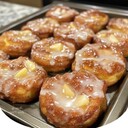 Warm Baked Apple FrittersIngredients:For the Fritters:2 cups all-purpose flour1/4 cup sugar2 teaspoons baking powder1/2 teaspoon salt1 teaspoon cinnamon1/4 teaspoon nutmeg1/2 cup milk2 large eggs1 teaspoon vanillaStep-by-Step Instructions:1️⃣ Preheat the Oven: Preheat your oven to 375°F (190°C) and line a baking sheet with parchment paper or lightly grease it.2️⃣ Mix the Dry Ingredients: In a large mixing bowl, whisk together the flour, sugar, baking powder, salt, cinnamon, and nutmeg.3️⃣ Mix the Wet Ingredients: In a separate bowl, whisk together the milk, eggs, and vanilla extract until well combined.4️⃣ Combine Wet and Dry Ingredients: Pour the wet ingredients into the dry ingredients and stir until just combined. Be careful not to overmix.5️⃣ Add the Apples: Gently fold in the chopped apples, ensuring they are evenly distributed throughout the batter.6️⃣ Shape the Fritters: Use a spoon or ice cream scoop to drop spoonfuls of the batter onto the prepared baking sheet. Space the fritters about 2 inches apart.7️⃣ Bake the Fritters: Bake in the preheated oven for 15-18 minutes, or until the fritters are golden brown and a toothpick inserted into the center comes out clean.8️⃣ Prepare the Glaze: While the fritters are baking, make the glaze. In a small bowl, whisk together 1 cup powdered sugar, 1 teaspoon cinnamon, and 2 tablespoons milk until smooth and pourable.9️⃣ Glaze the Fritters: Once the fritters are done baking, remove them from the oven and drizzle the glaze over the warm fritters.10️⃣ Serve Warm: Allow the fritters to cool for a few minutes, then serve warm. They’re perfect on their own or with a cup of coffee or tea!Pro Tips for Perfect Warm Baked Apple Fritters:Use Sweet Apples: Choose apples that are sweet but slightly tart, like Granny Smith or Honeycrisp, for the perfect balance of flavor.Don’t Overmix: Be careful not to overmix the batter – overmixing can result in dense fritters. Stir just until the ingredients are combined.Fritters Size: You can make your fritters smaller or larger depending on your preference. Adjust the baking time if you change the size of the fritters.