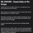Stay safe on October 18th No Kings Protest