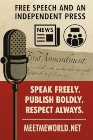 Speak Freely Publish Boldly Respect Always