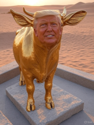 Trump as Golden Calf